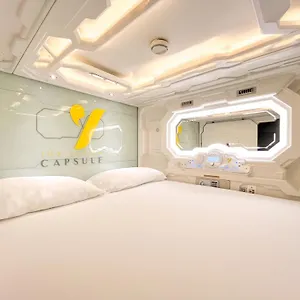 The Yellow Capsule Close To Airport Mexico